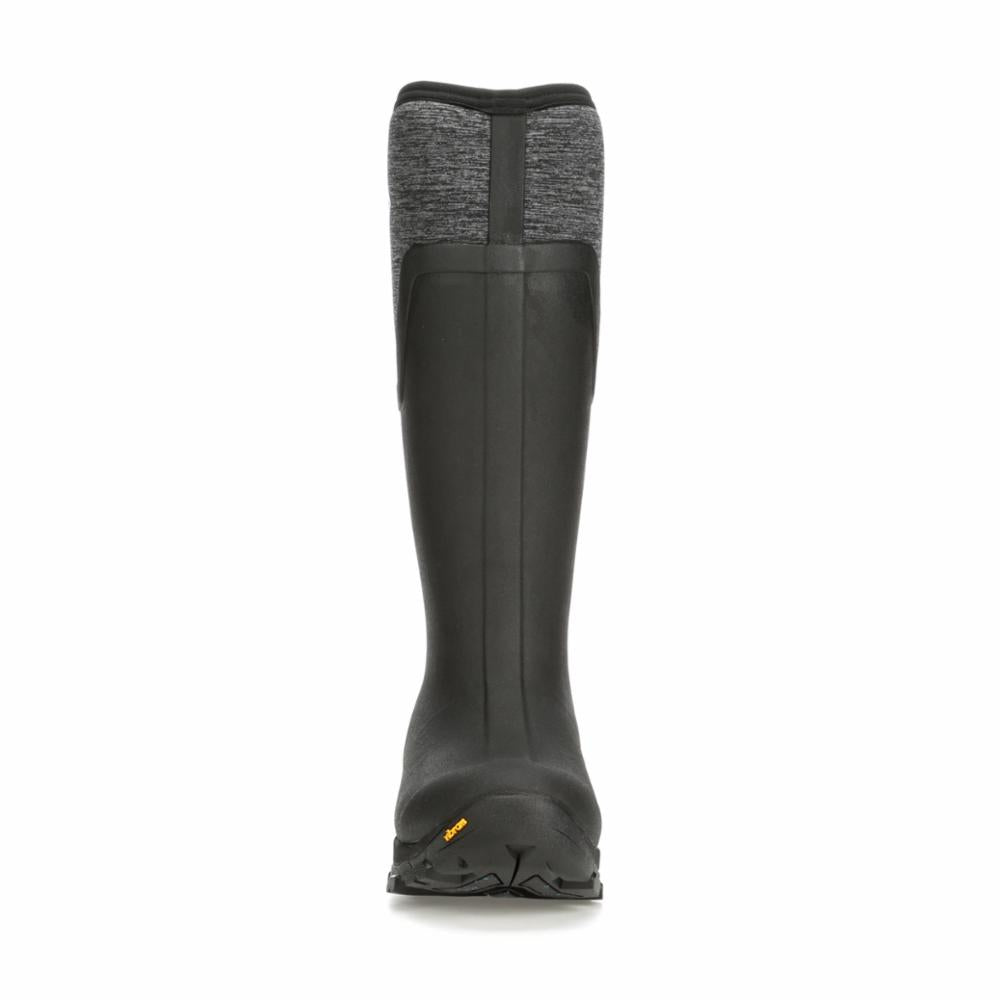Muck Footwear Women ARCTIC ICE VIBRAM ARCTIC GRIP ALL TERRAIN TALL BLACK/JERSEYHEATHER