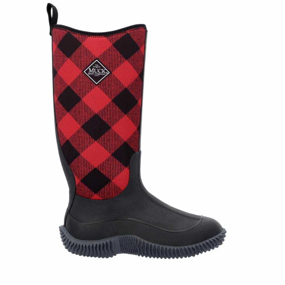 buffalo plaid womens boots