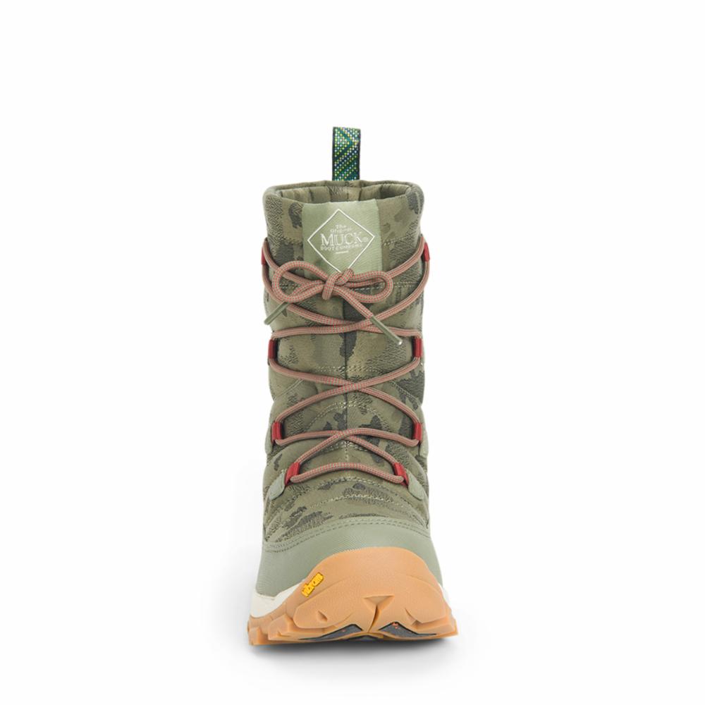 Muck Footwear Women ARCTIC ICE VIBRAM ARCTIC GRIP ALL TERRAIN OLIVE/CAMO