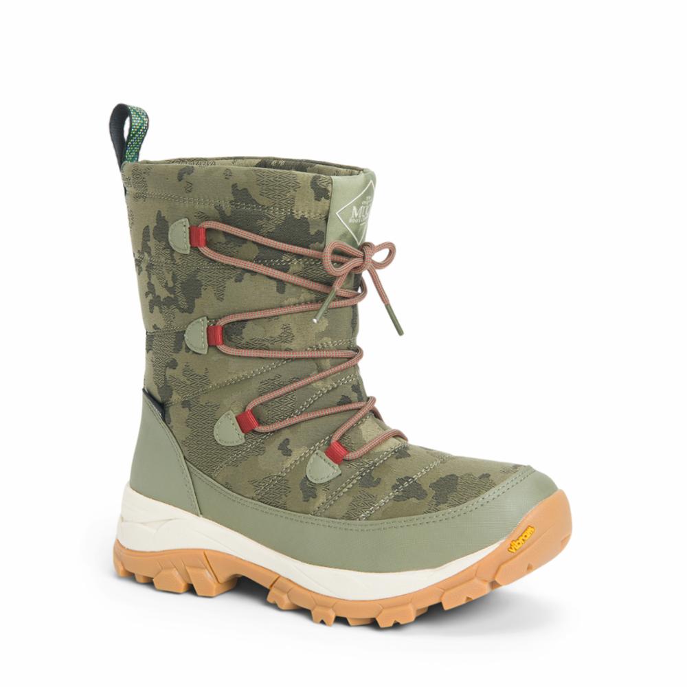 Muck Footwear Women ARCTIC ICE VIBRAM ARCTIC GRIP ALL TERRAIN OLIVE/CAMO
