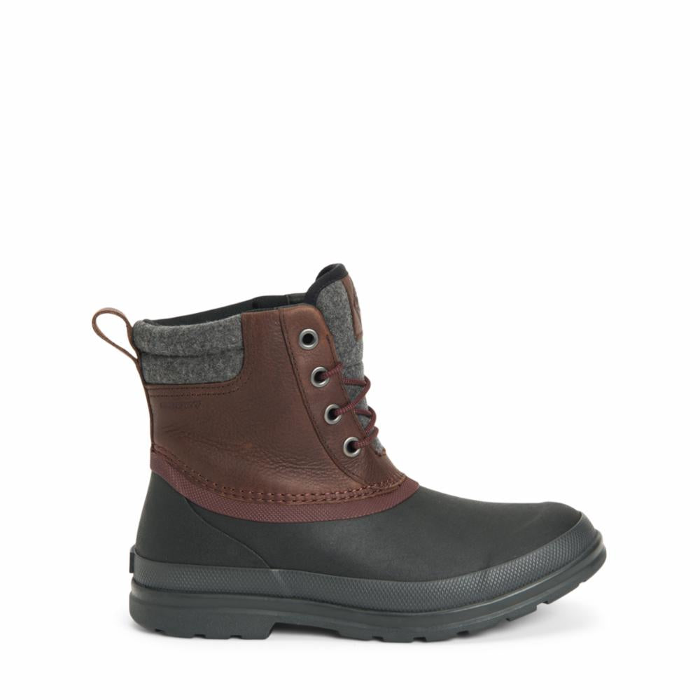 Mens leather hot sale duck boots