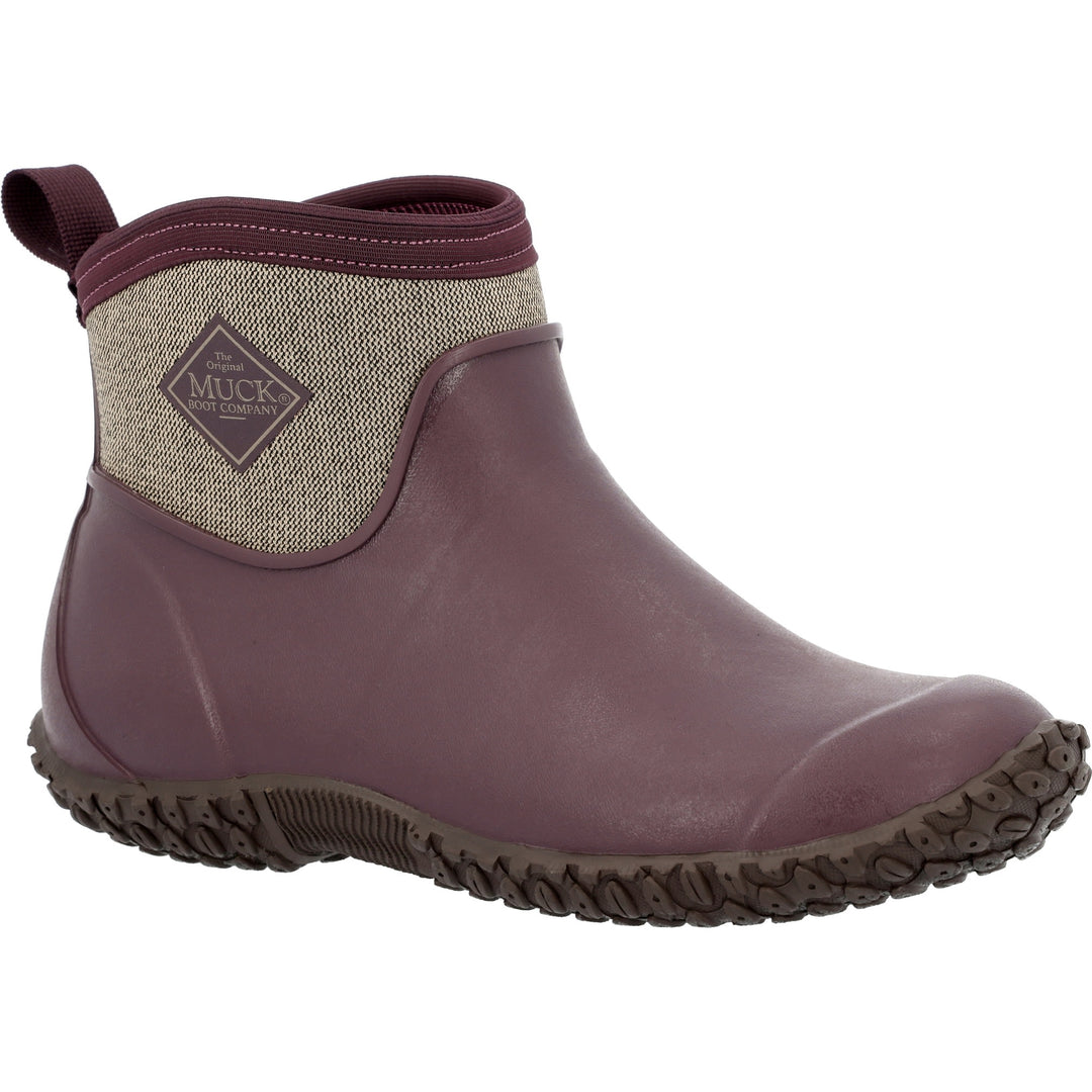 MUCK FOOTWEAR WOMEN WOMEN'S MUCKSTER II ANKLE WINE TASTING/HERRINGBONE