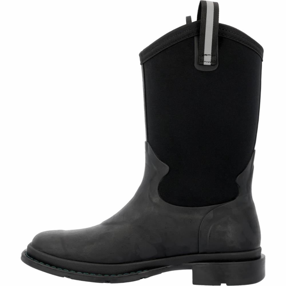 Muck Footwear Women CHORE WESTERN MID BLACK