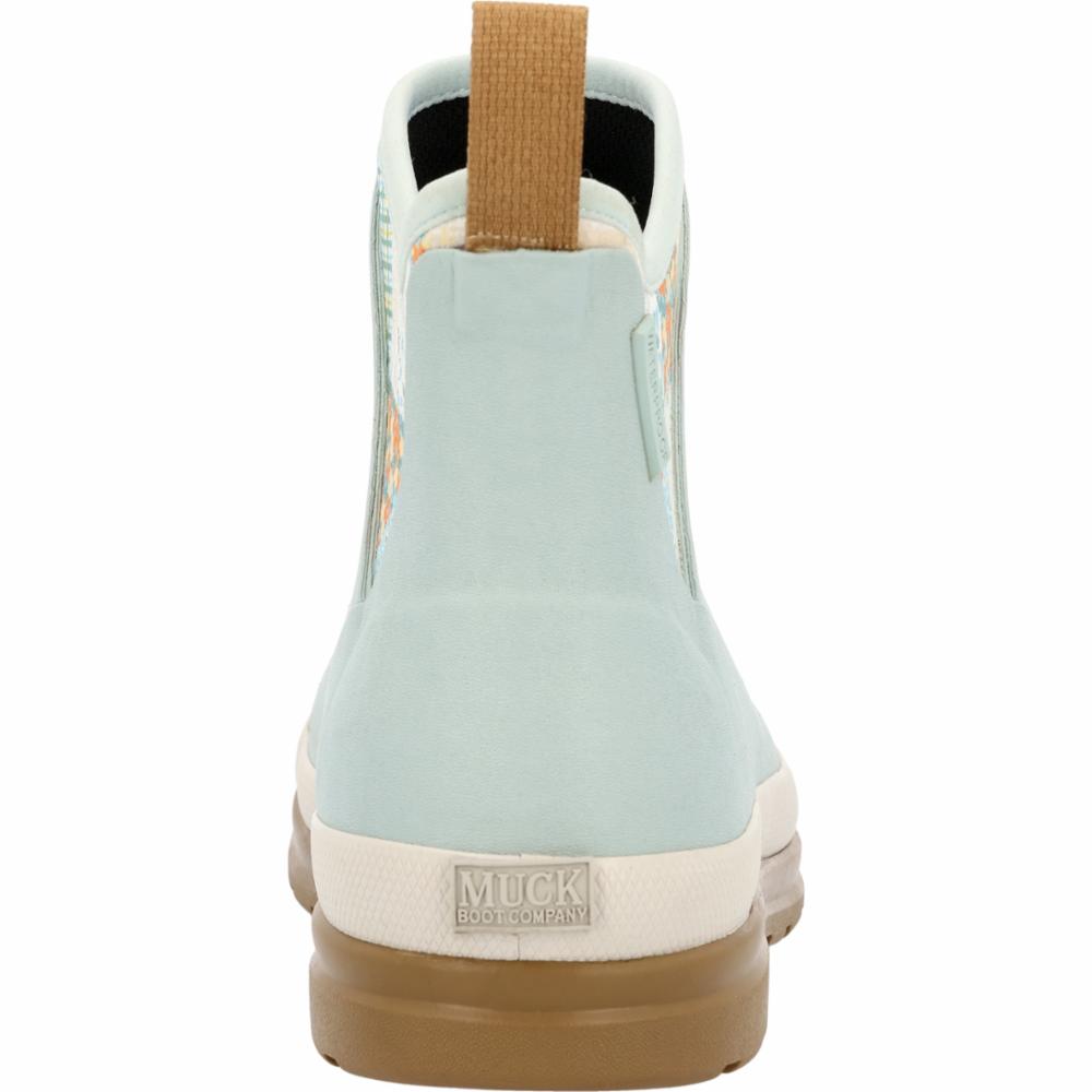 Muck Footwear Women ORIGINALS ANKLE BLUE/QUILTEDFLORAL