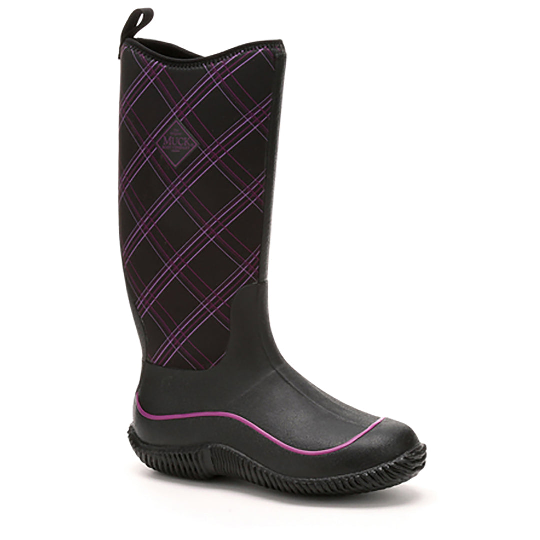 MUCK FOOTWEAR WOMEN HALE WOMEN WOMEN BLACK/PURPLE PLAID