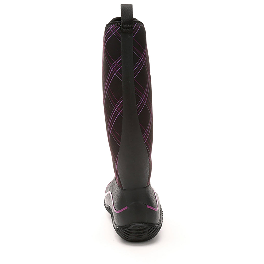 MUCK FOOTWEAR WOMEN HALE WOMEN WOMEN BLACK/PURPLE PLAID