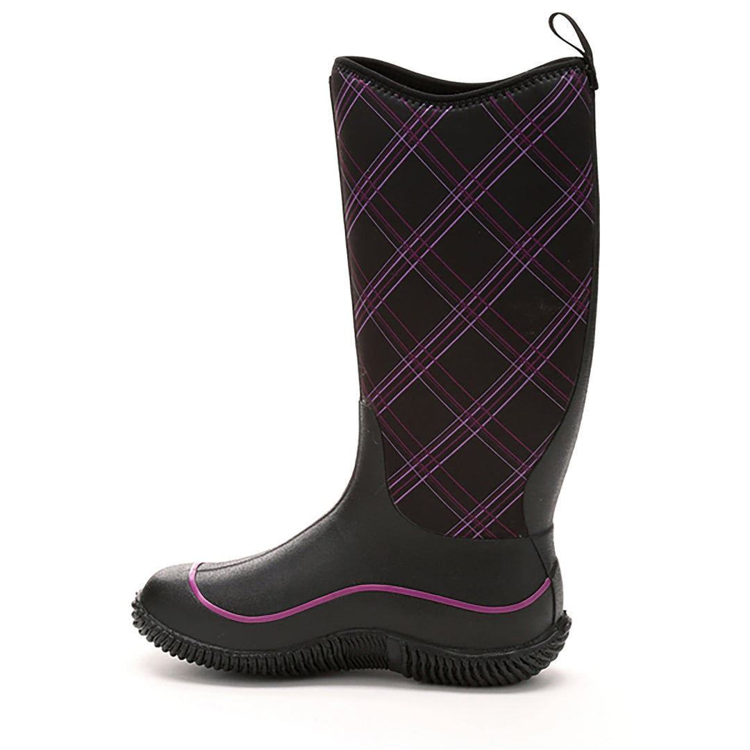 MUCK FOOTWEAR WOMEN HALE WOMEN WOMEN BLACK/PURPLE PLAID