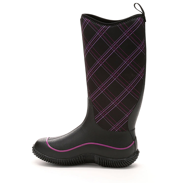 MUCK FOOTWEAR WOMEN HALE WOMEN WOMEN BLACK/PURPLE PLAID