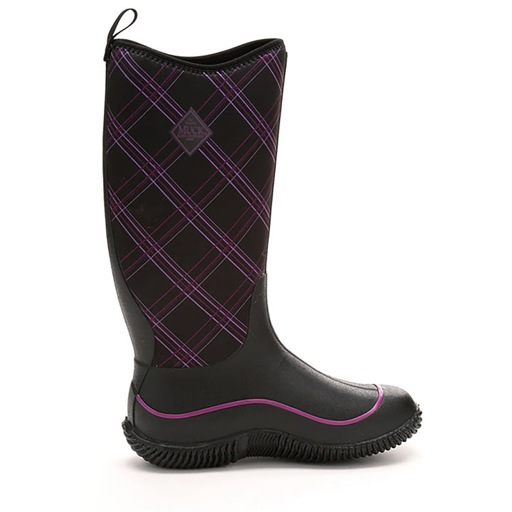 MUCK FOOTWEAR WOMEN HALE WOMEN WOMEN BLACK/PURPLE PLAID