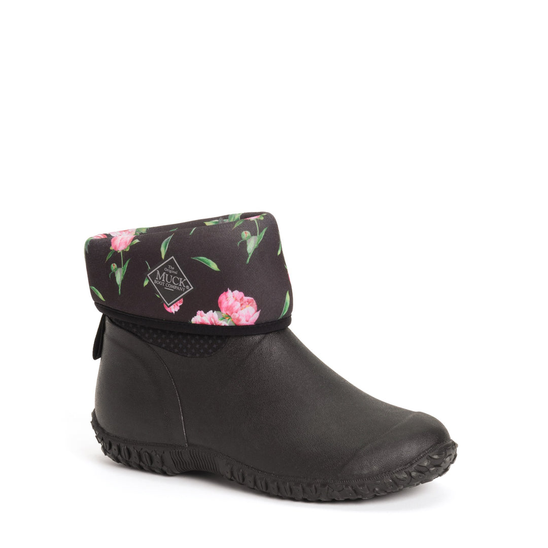 MUCK FOOTWEAR WOMEN MUCKSTER II MID WOMEN BLACK/CHARCOAL/ROSE