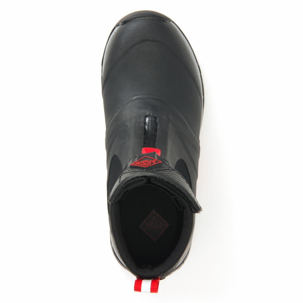 Muck Footwear Men MENS APEX MID ZIP BLACK/GREY/RED