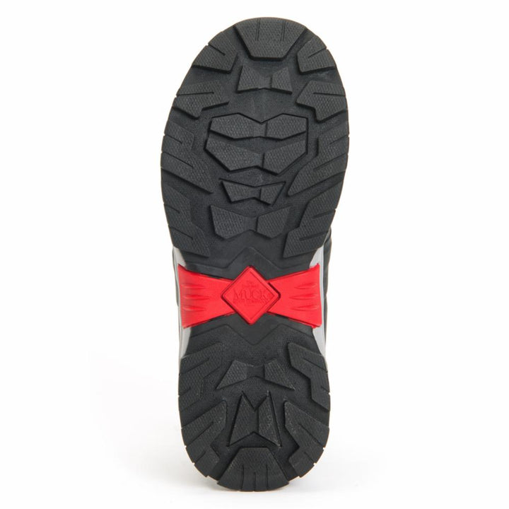 Muck Footwear Men MENS APEX MID ZIP BLACK/GREY/RED