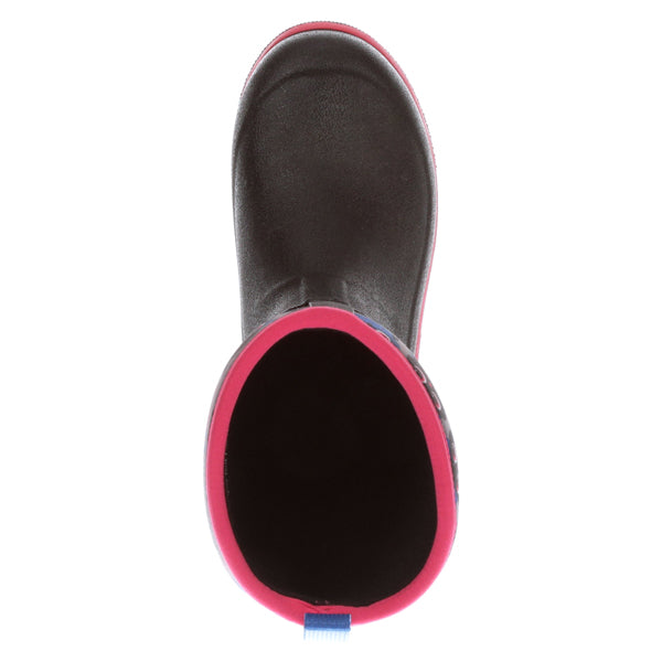 Muck Footwear Kids ELEMENT LILBIG BLACK/ROSE/RED/OWLS