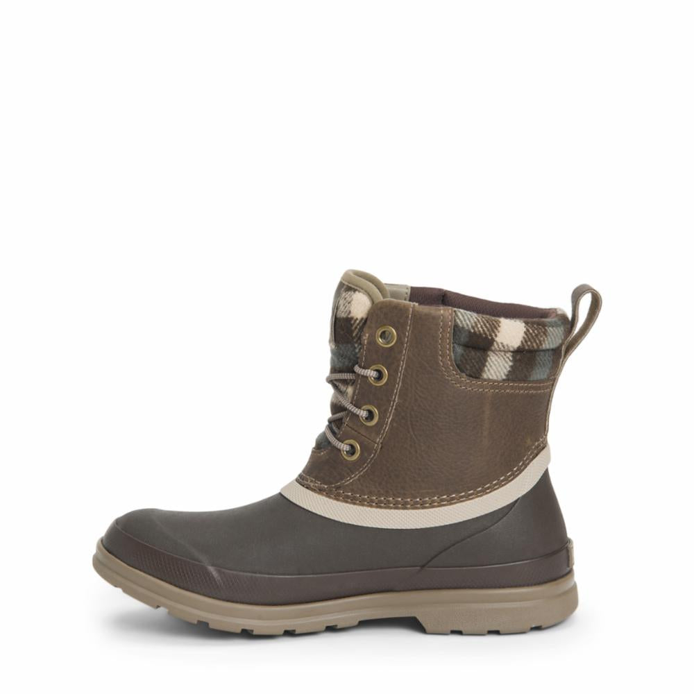 Muck Footwear Women ORIGINALS LEATHER DUCK LACE WALNUT